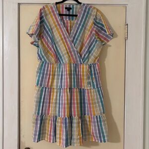 J.Crew Colorful Striped Dress
